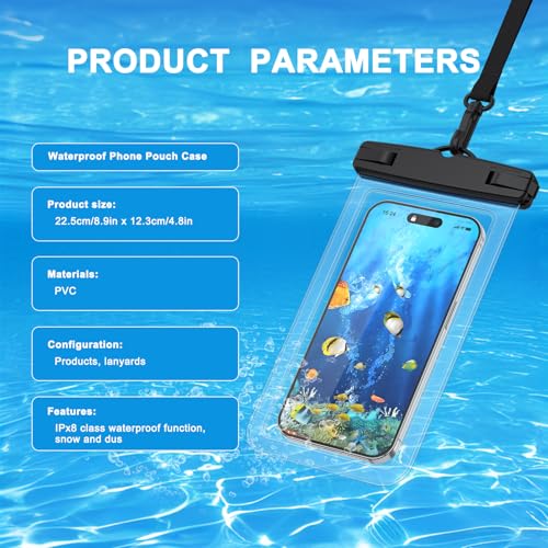 YLK Étanche iPhone 16/15/14/13/12/11 Plus Pro Max Redmi Note 13/13 Pro 12 A3 (-transparent)
YLK Étanche Galaxy A15 A35 